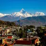 mountain view from pokhara