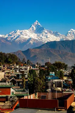 machhapuchre mountain pokhara